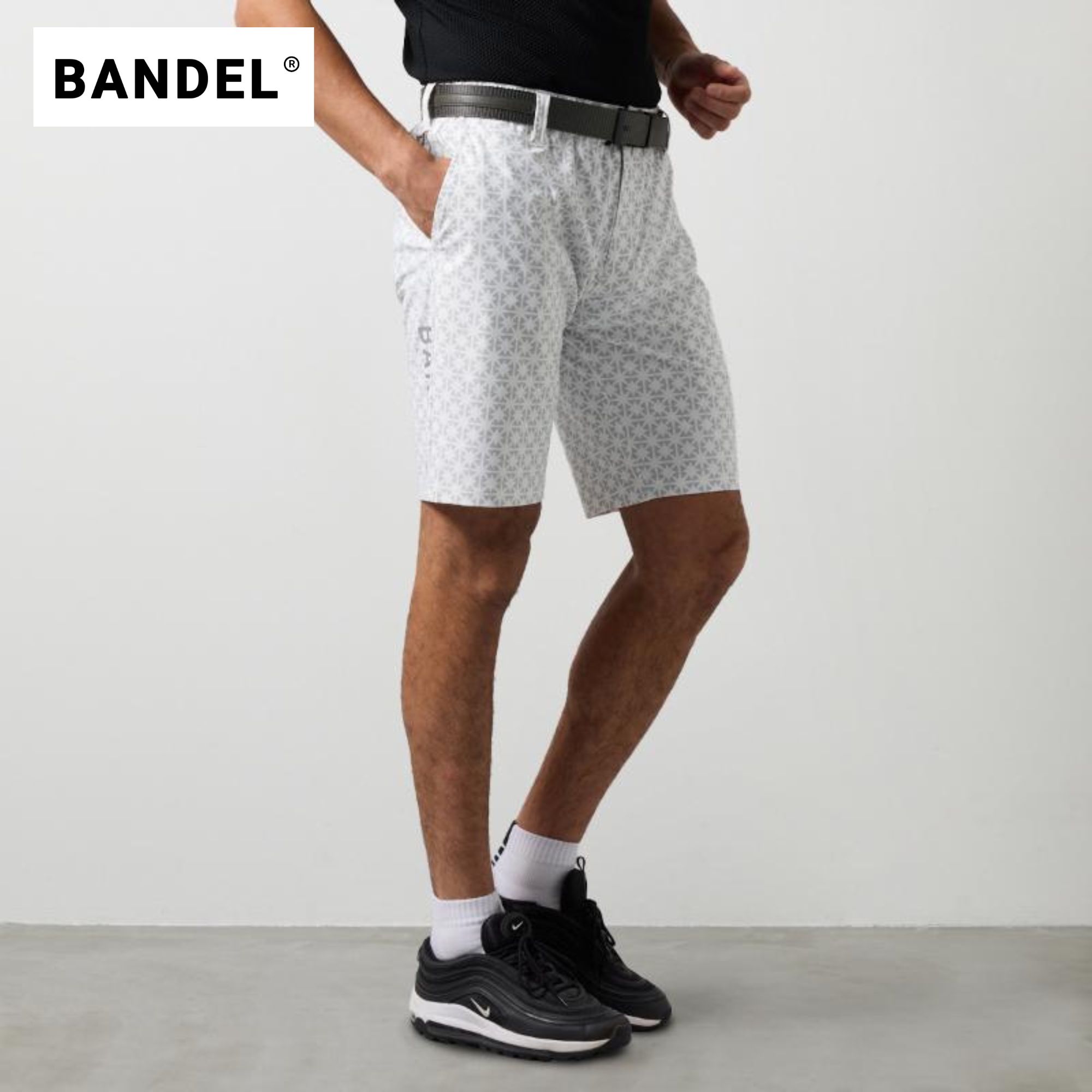 BANDEL BASIC STRETCH HALF PANTS XL ホワイト BANDEL BASIC STRETCH HALF PANTS XL ホワイト
