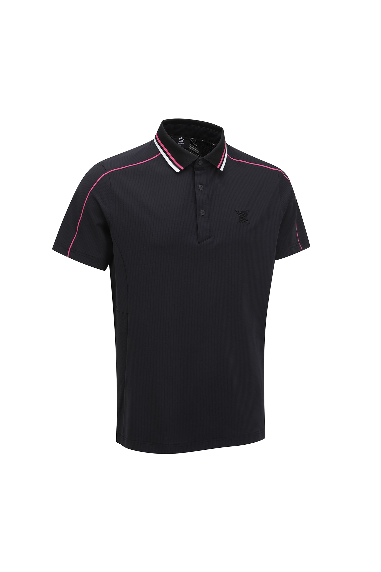 ANEW GOLF MEN SM KNIT COLLAR SHORT T-SHIRT ― アニューゴルフ