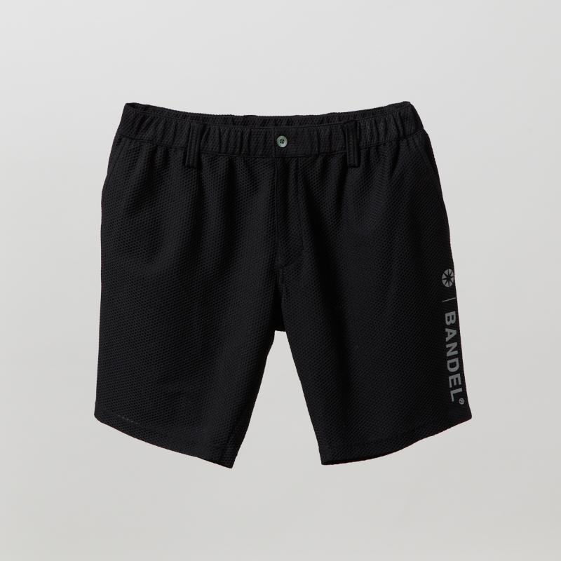 バンデル　バンデルゴルフ　ストレッチハーフパンツ　美品　MからL ブラック BANDEL DRYWAFFLE STRECH HALF PANTS ― バンデル ドライワッフル