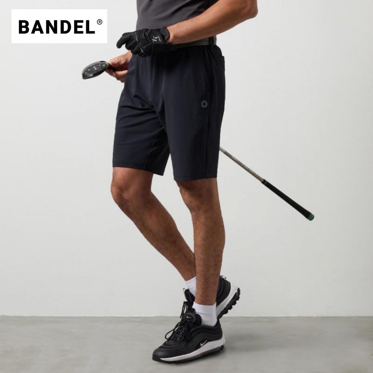 BANDEL SWITCH LOGO STRECH HALF PANTS MENS ― バンデル