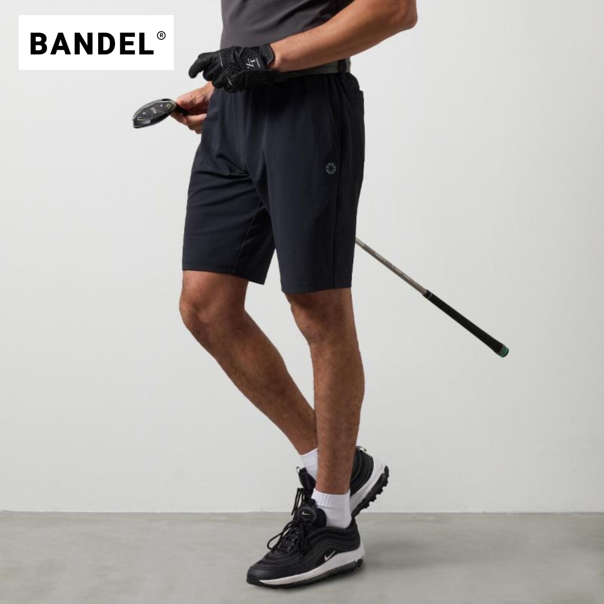 BANDEL SWITCH LOGO STRECH HALF PANTS MENS ― バンデル
