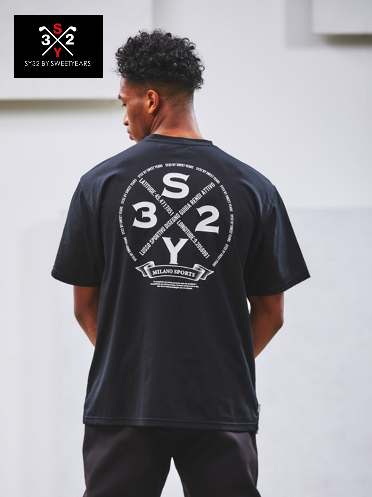 【SY32 】バックプリントTシャツ 国内発 SY32 CIRCLE LOGO BACK PRINT TEE ― エスワイサーティートゥー