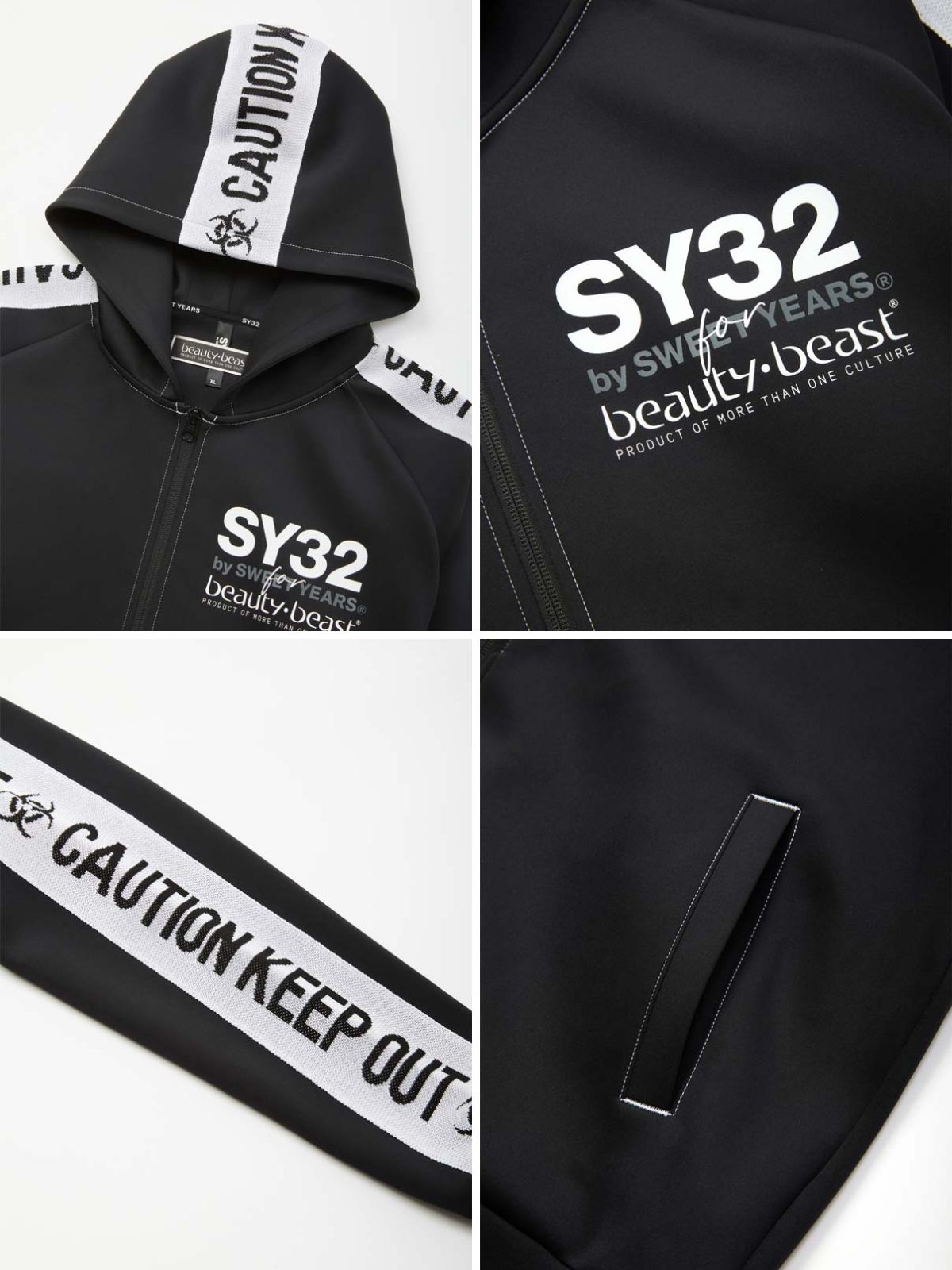 SY32xb:b COLLABORATION ZIP HOODIE UNISEX ― エスワイ