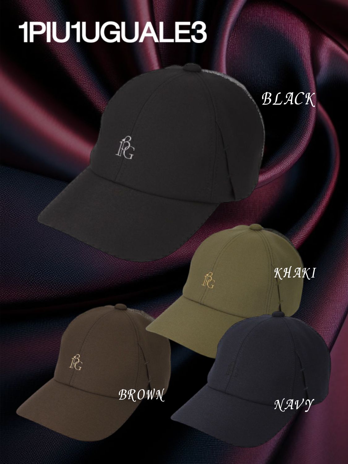 1PIU1UGUALE3 LADIES' 113 GOLF CAP―ウノピウウノウグァーレトレ