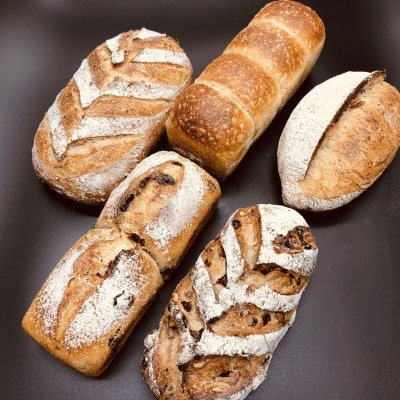 金井様専用　信州地粉の天然酵母パン２種5個
