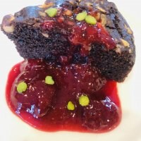 ケーキセット 飲み物付き ビーガンブラウニー