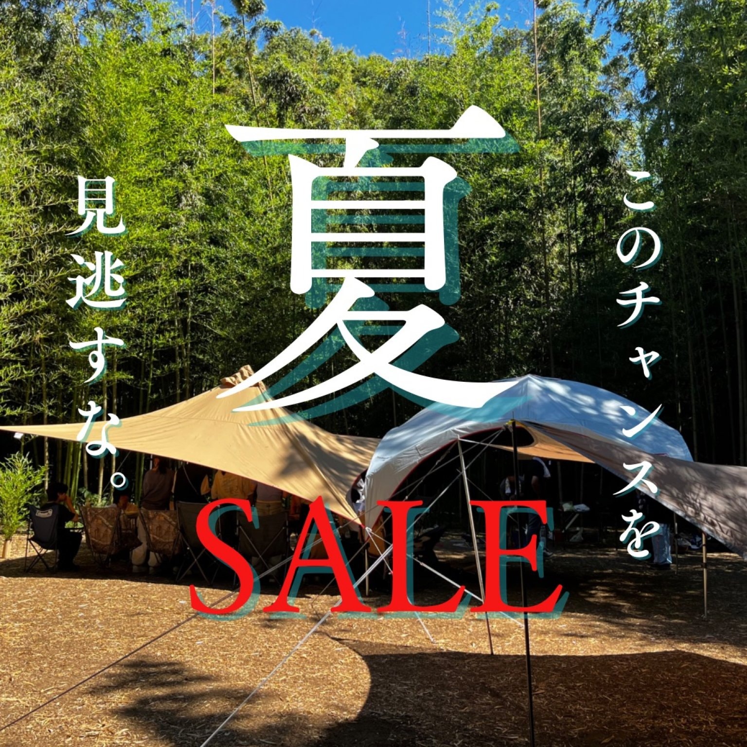 夏休み特別SALE【ミドル　デイキャンプ】サークルサイト貸切ご利用チケット