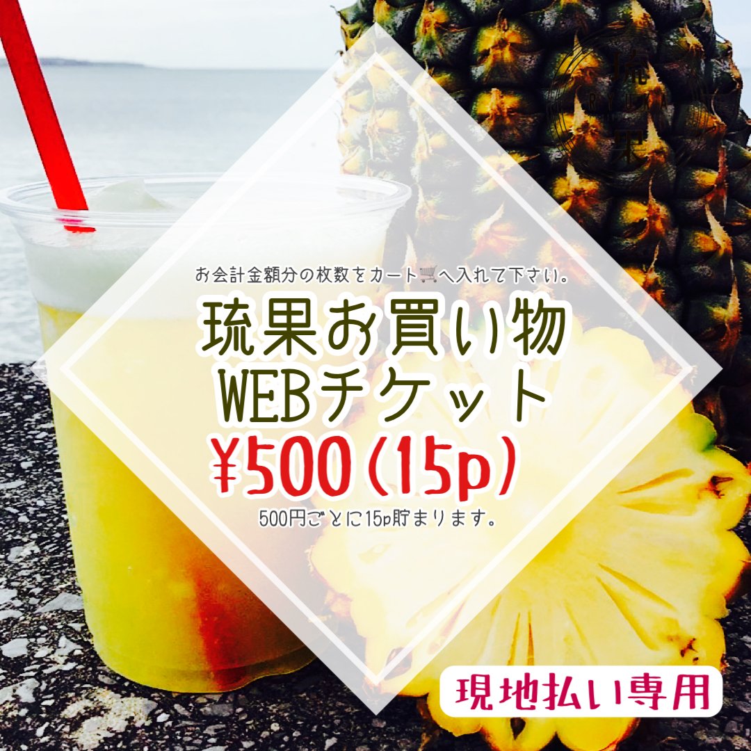 【現地払い専用】500円お買い物WEBチケット