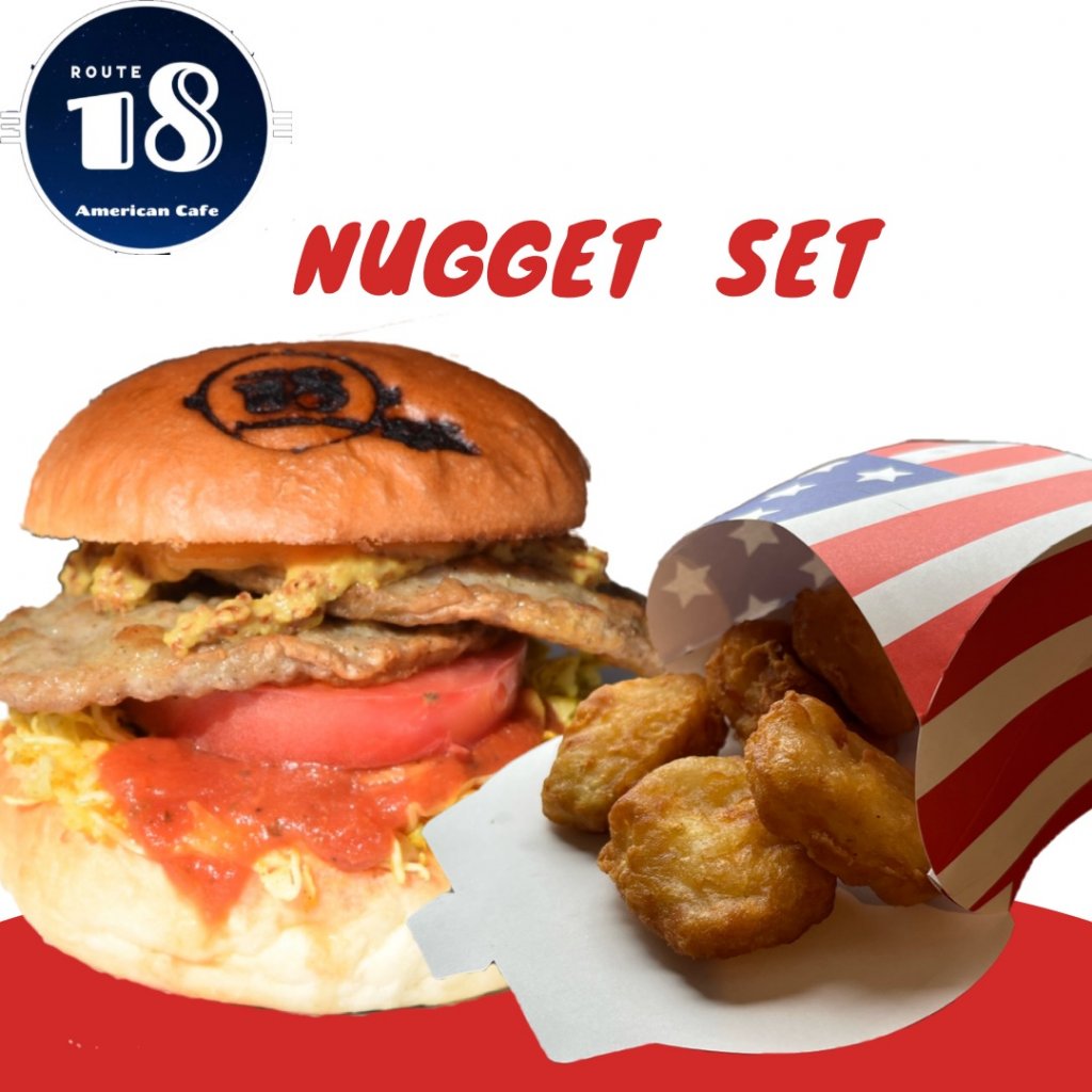 ポークバーガー＆ナゲットセット
