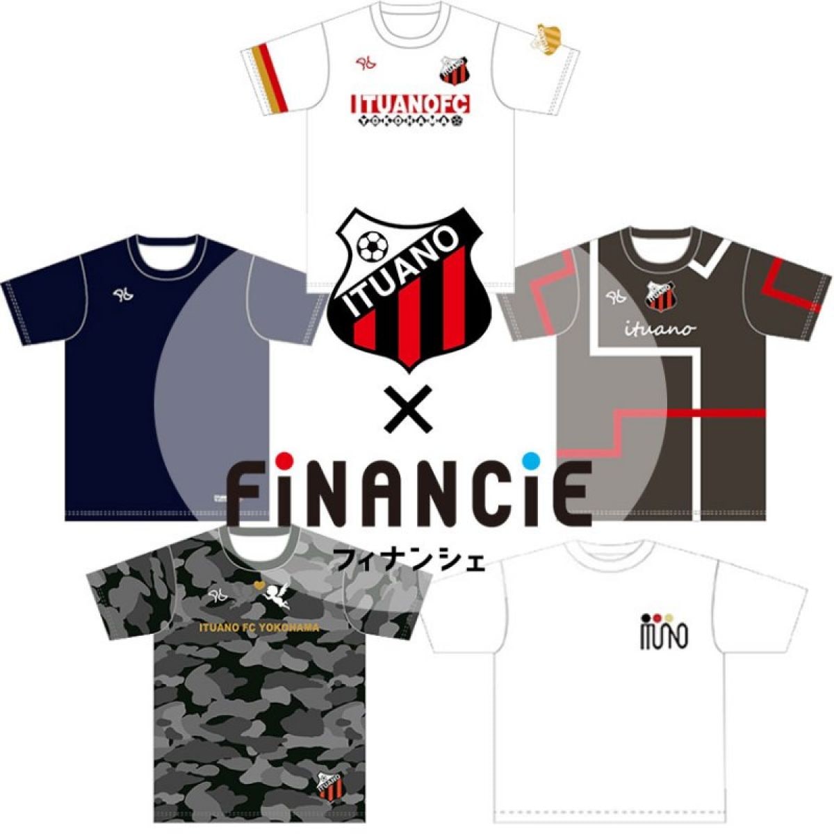 イトゥアーノFC横浜　応援Tシャツ（5種類）