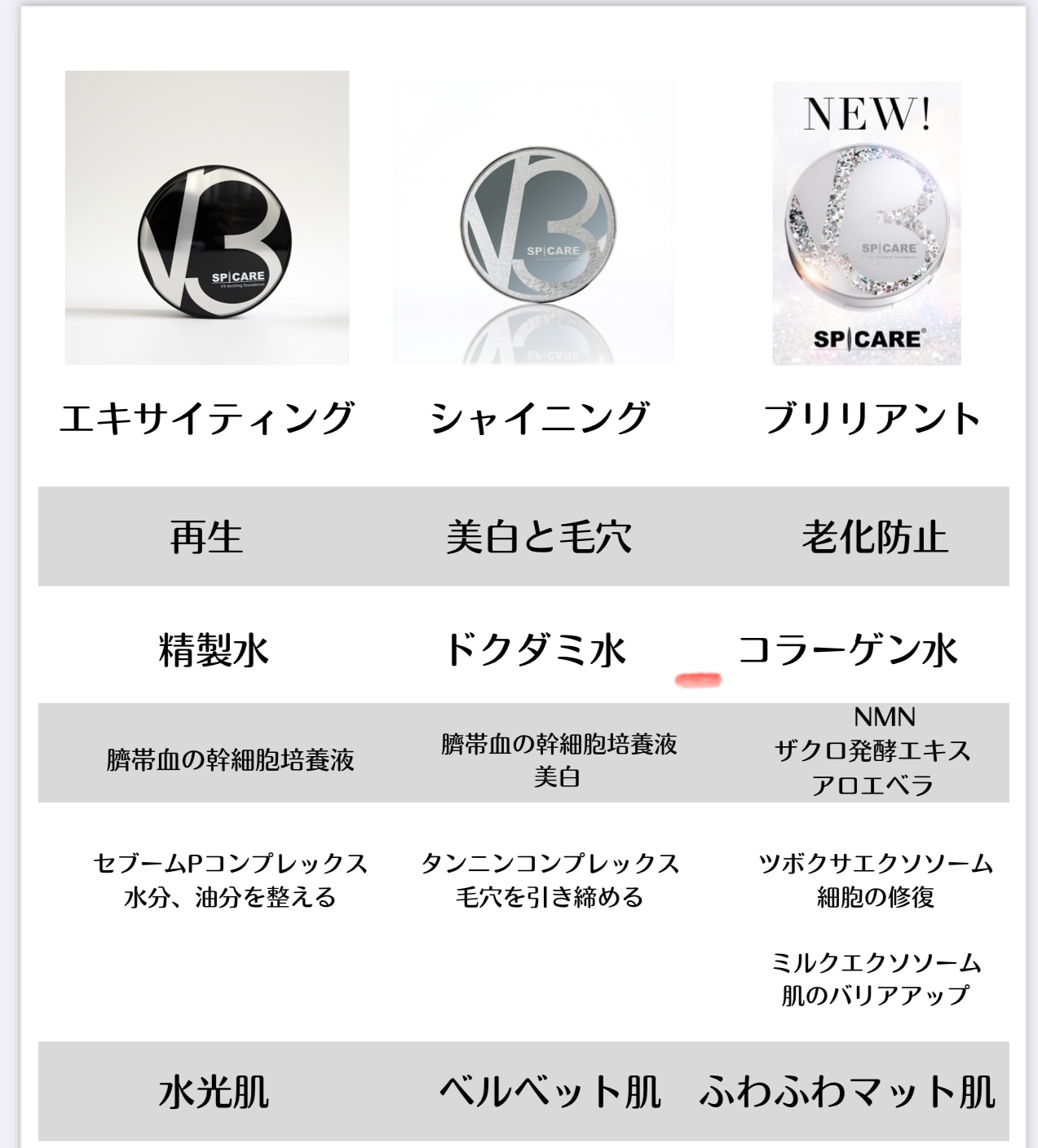 SP CARE サロン購入品　新品未使用 SPICARE V3 【正規品】スピケア spicare v3ファンデーション