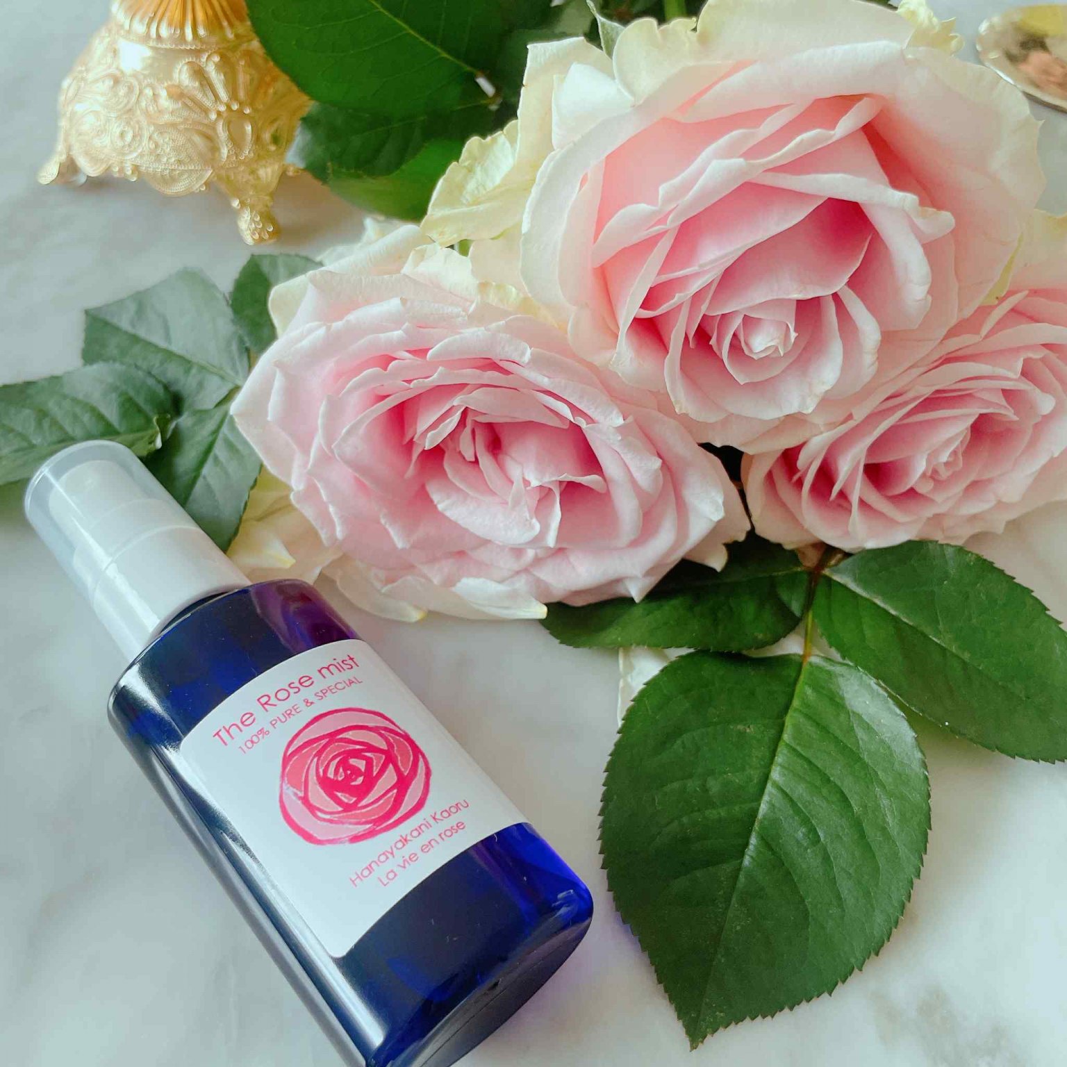 スチームエステ、飲むエステ1本で両方叶う100%ピュアローズ水