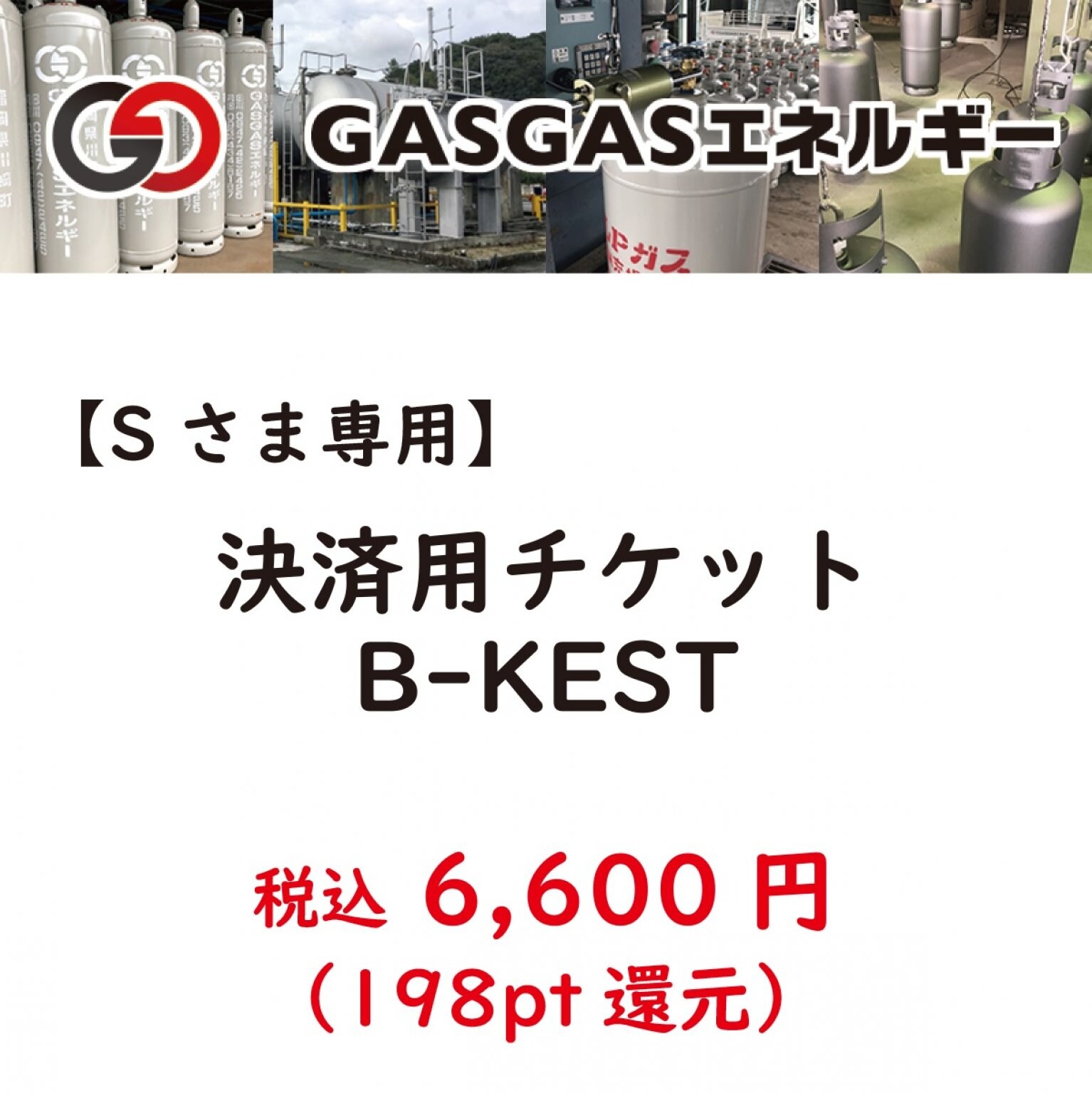 【Sさま専用】決済用チケットB-KEST