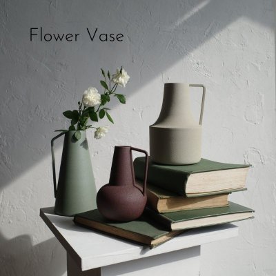 アイアン flower vase（ブラウン）