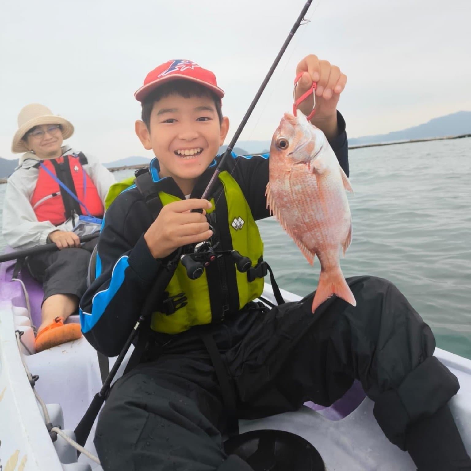 5組限定！ガッツリ魚釣り‼︎カヤックフィッシング！鯛めし付き🎵