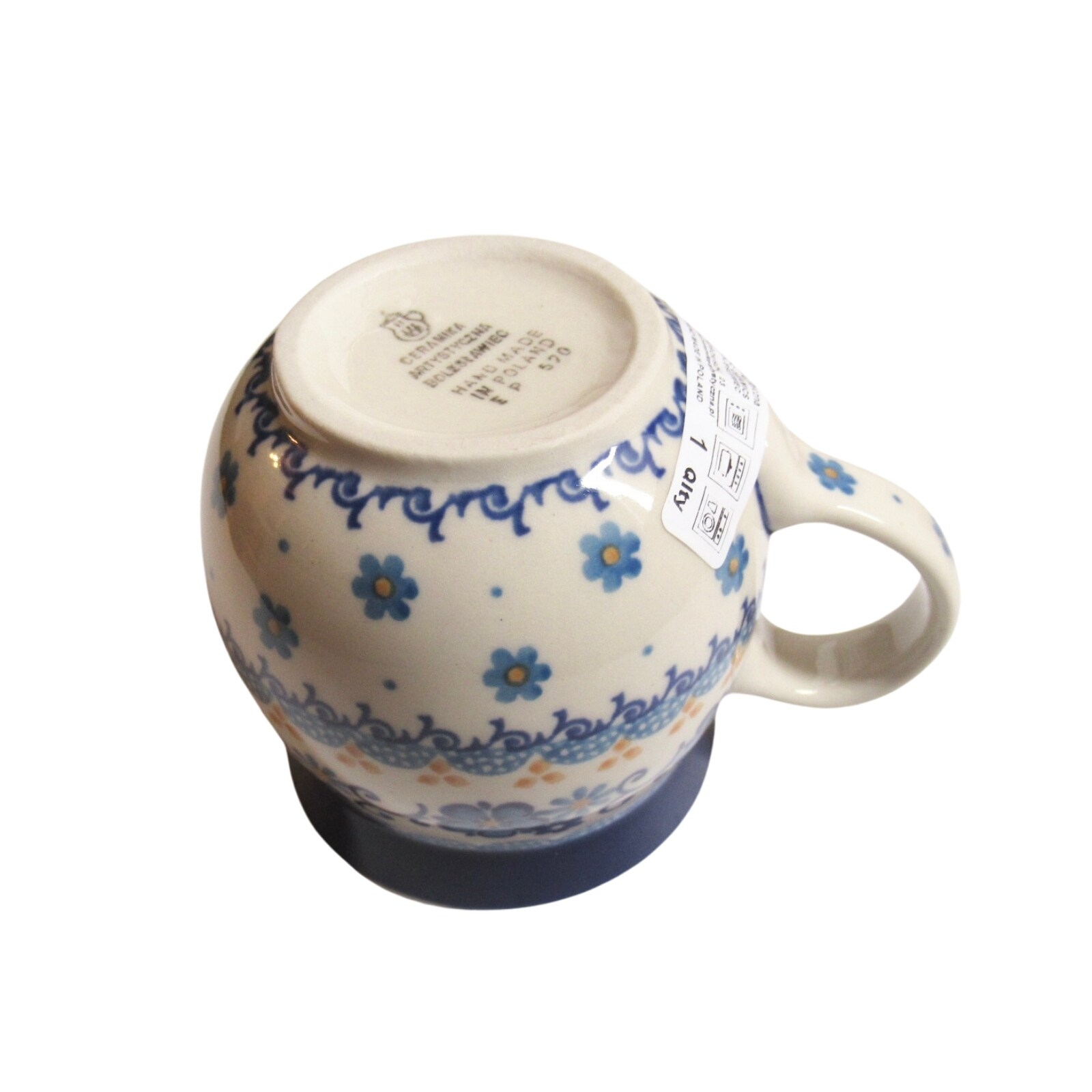 ポーランド食器 250ml ポーリッシュマグ 青花 ツェラミカアルティ