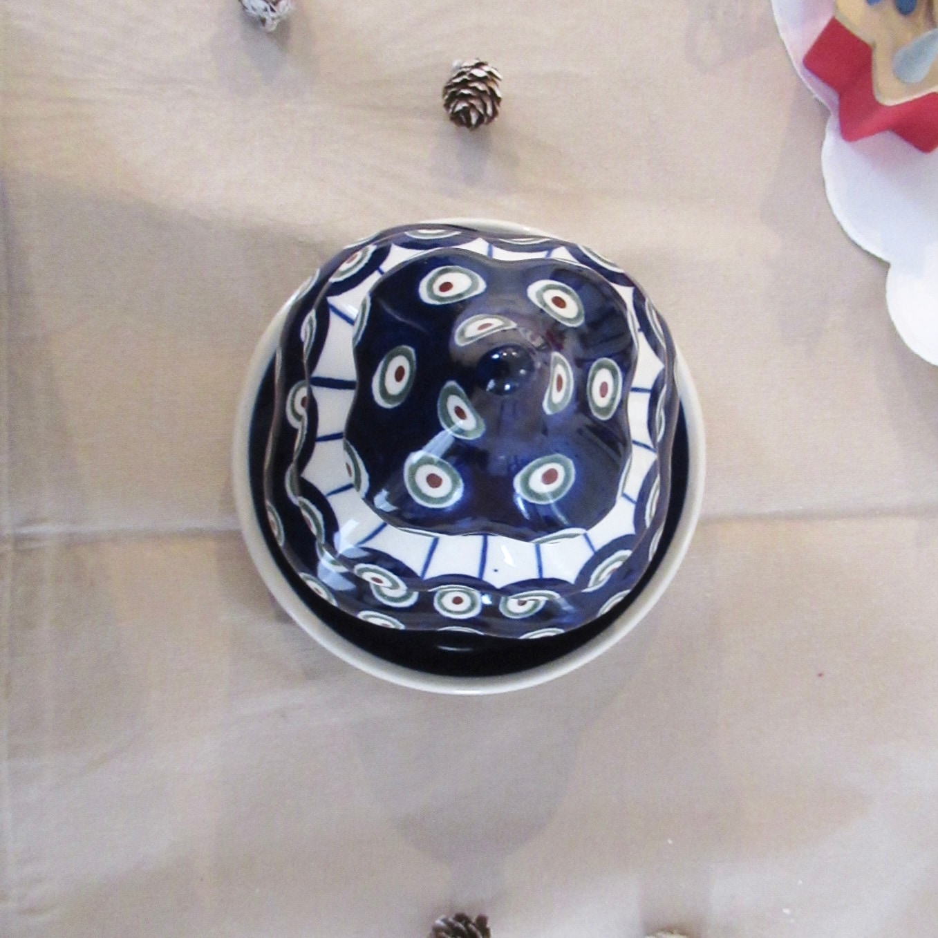 ポーランド食器 クリスマスツリー キャンドルポット ザクワディ社