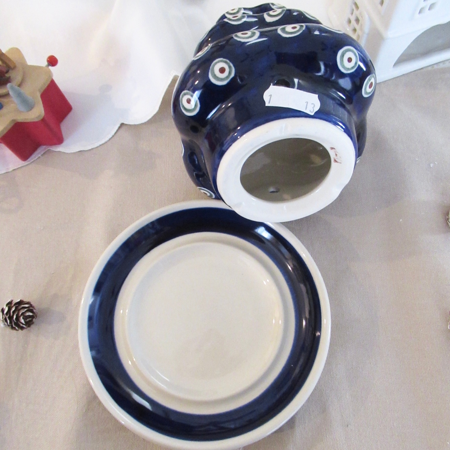 ポーランド食器 クリスマスツリー キャンドルポット ザクワディ社