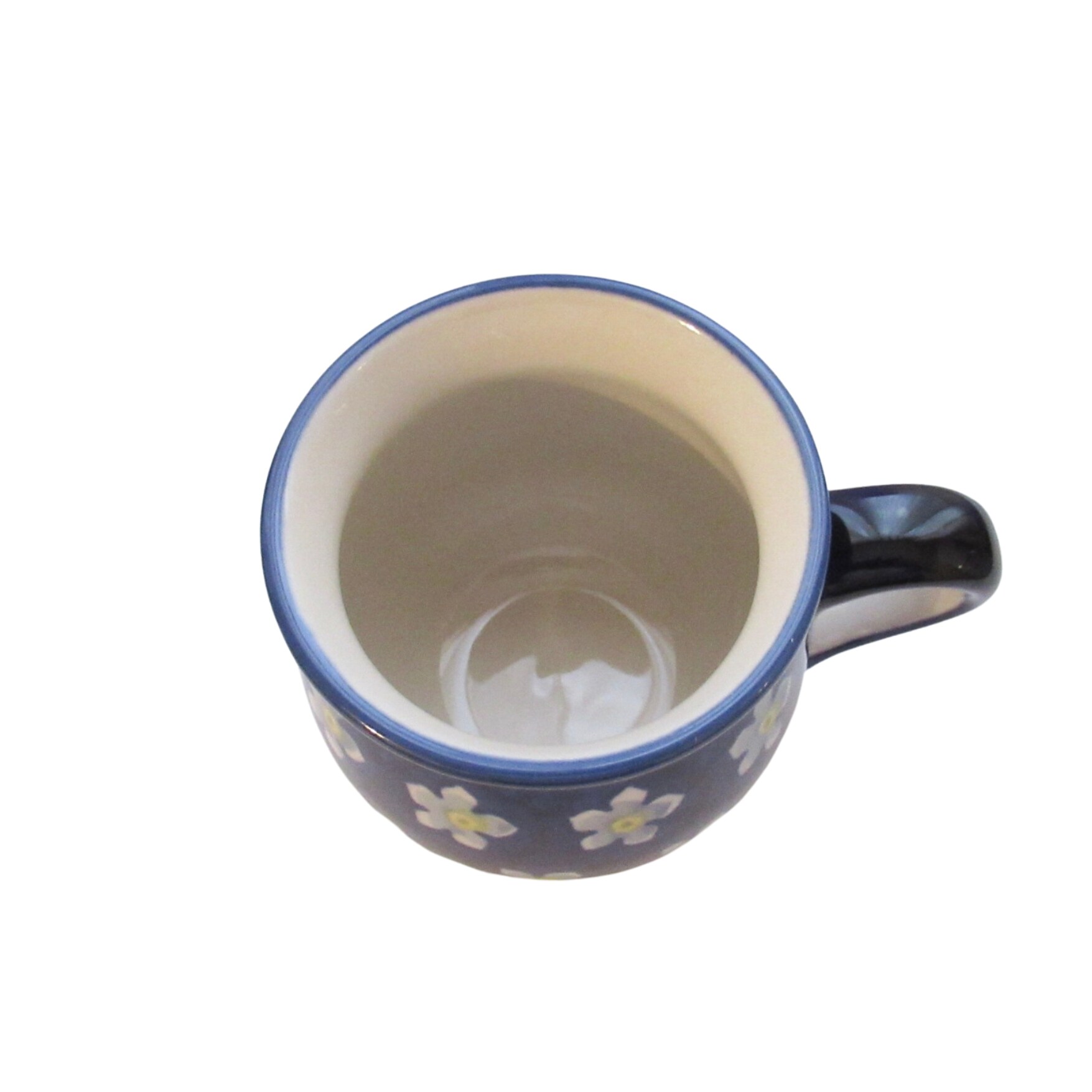 マグカップ 200ml 紺花柄（K67-AS76）マヌファクトゥラ
