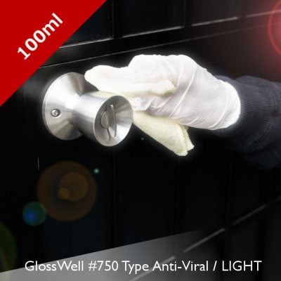 施工の簡単な汎用タイプの抗ウイルス抗細菌特殊塗料GlossWell #750 Type Anti-Viral / LIGHT　100ml