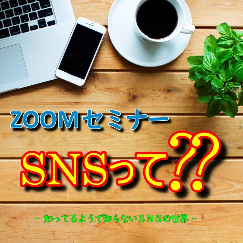 11月17日(水)20：00〜【オンライン】SNS勉強会（zoom開催）のイメージその１