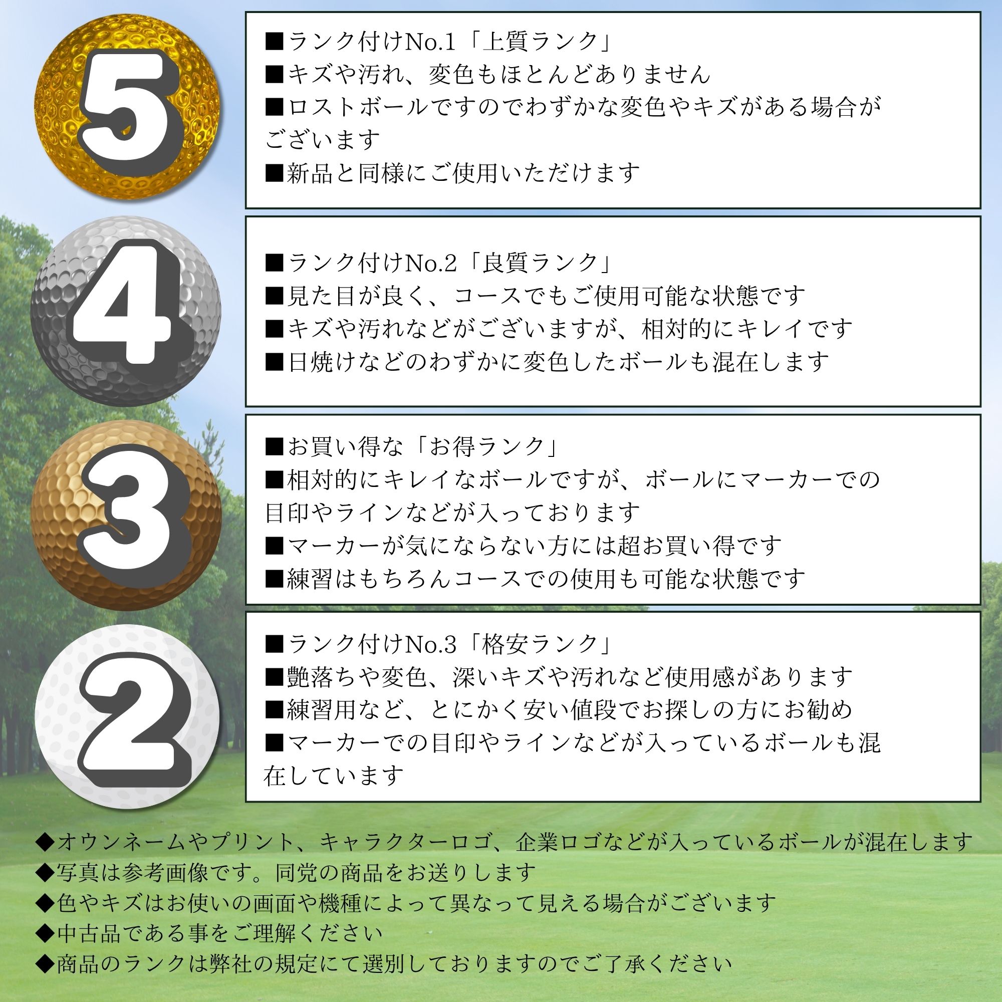 20球】HONMA「D1」グリーン/ランク5.4混合/年代混合/ロスト