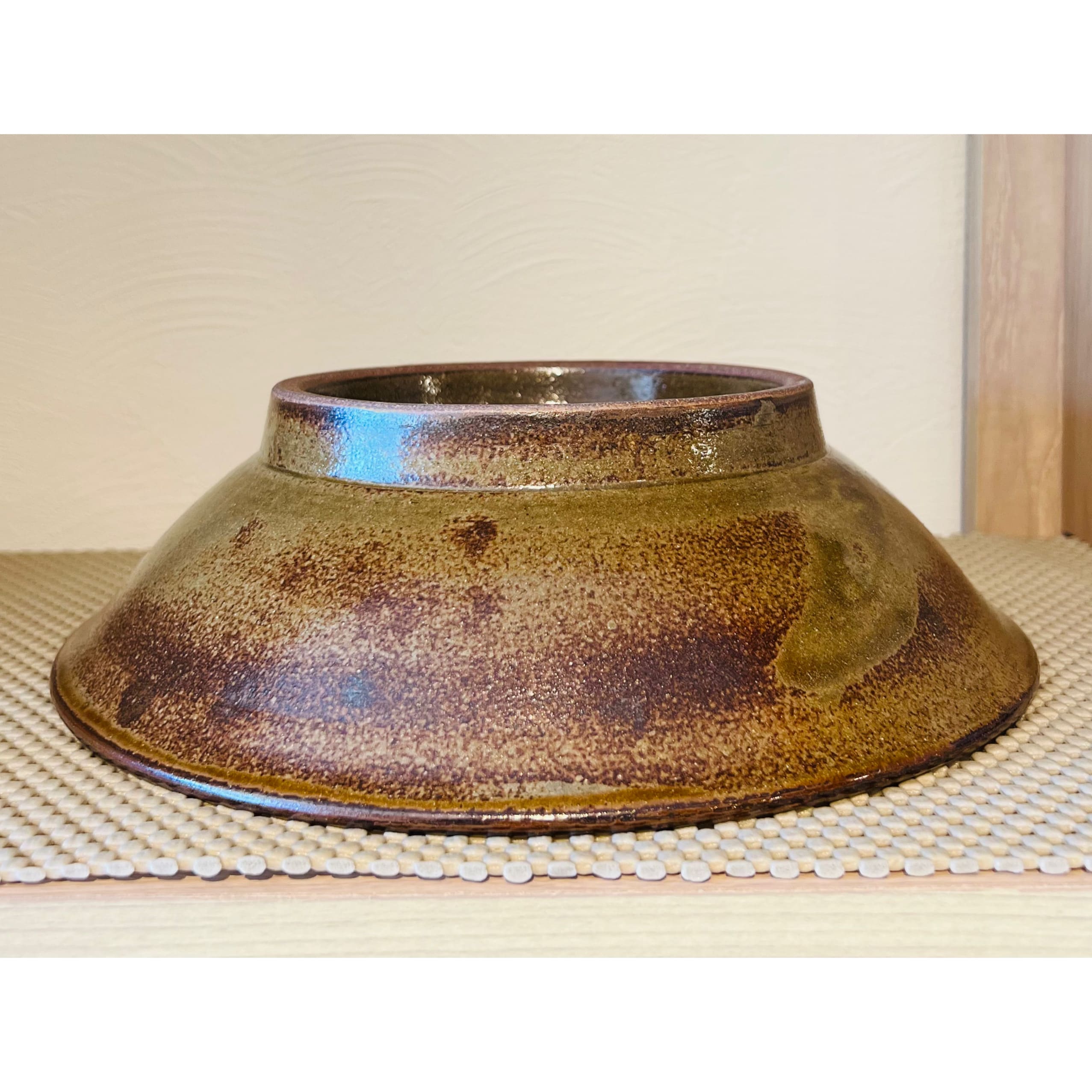 沖縄 やちむん 盛り鉢26.4cm 金城裕三作（人間国宝故金城次郎孫）