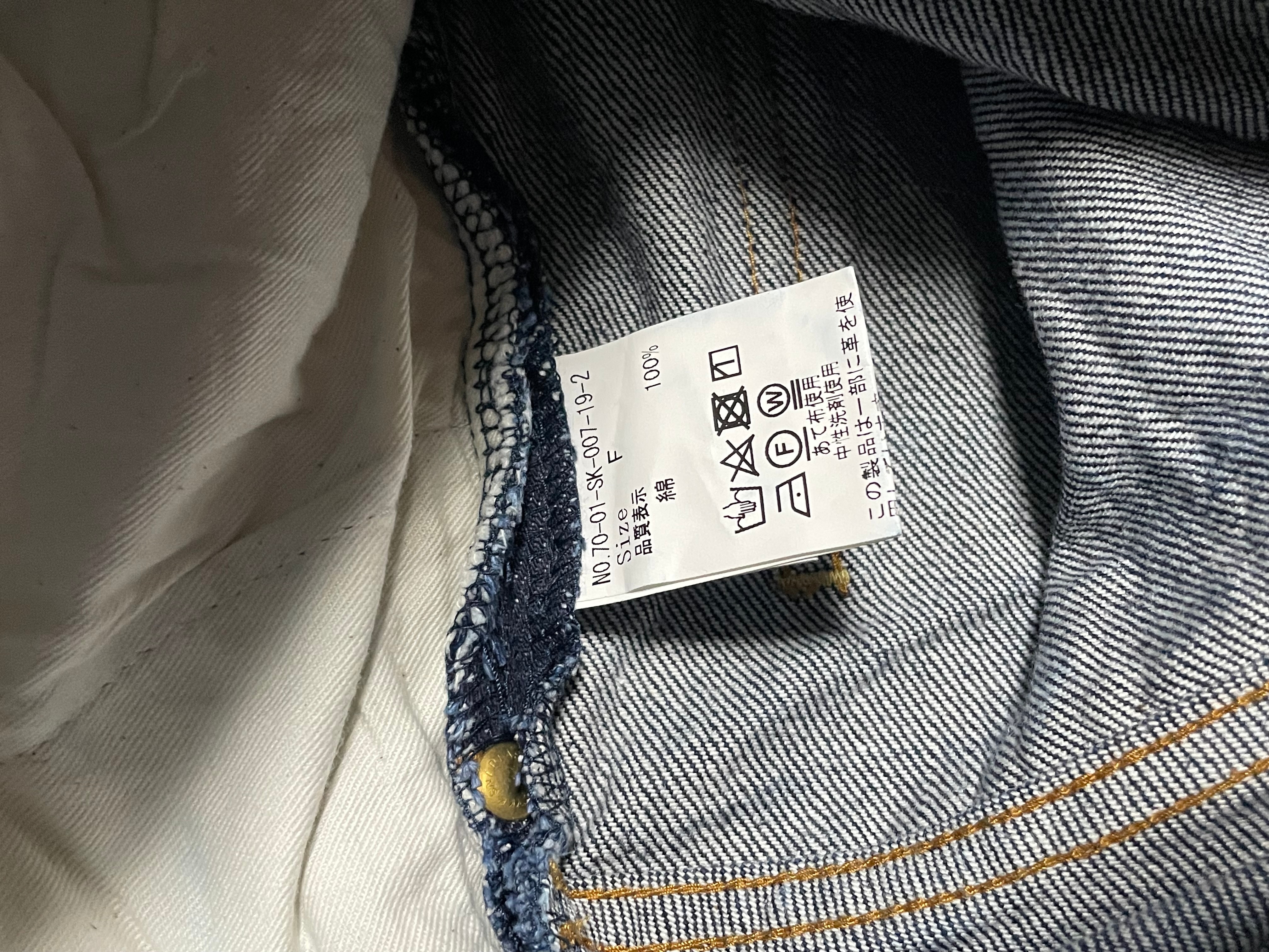 美品♡fig london DENIM mini SK ミニスカート フリマサイトでも販売中！美品♡fig london DENIM mini SK ミニ