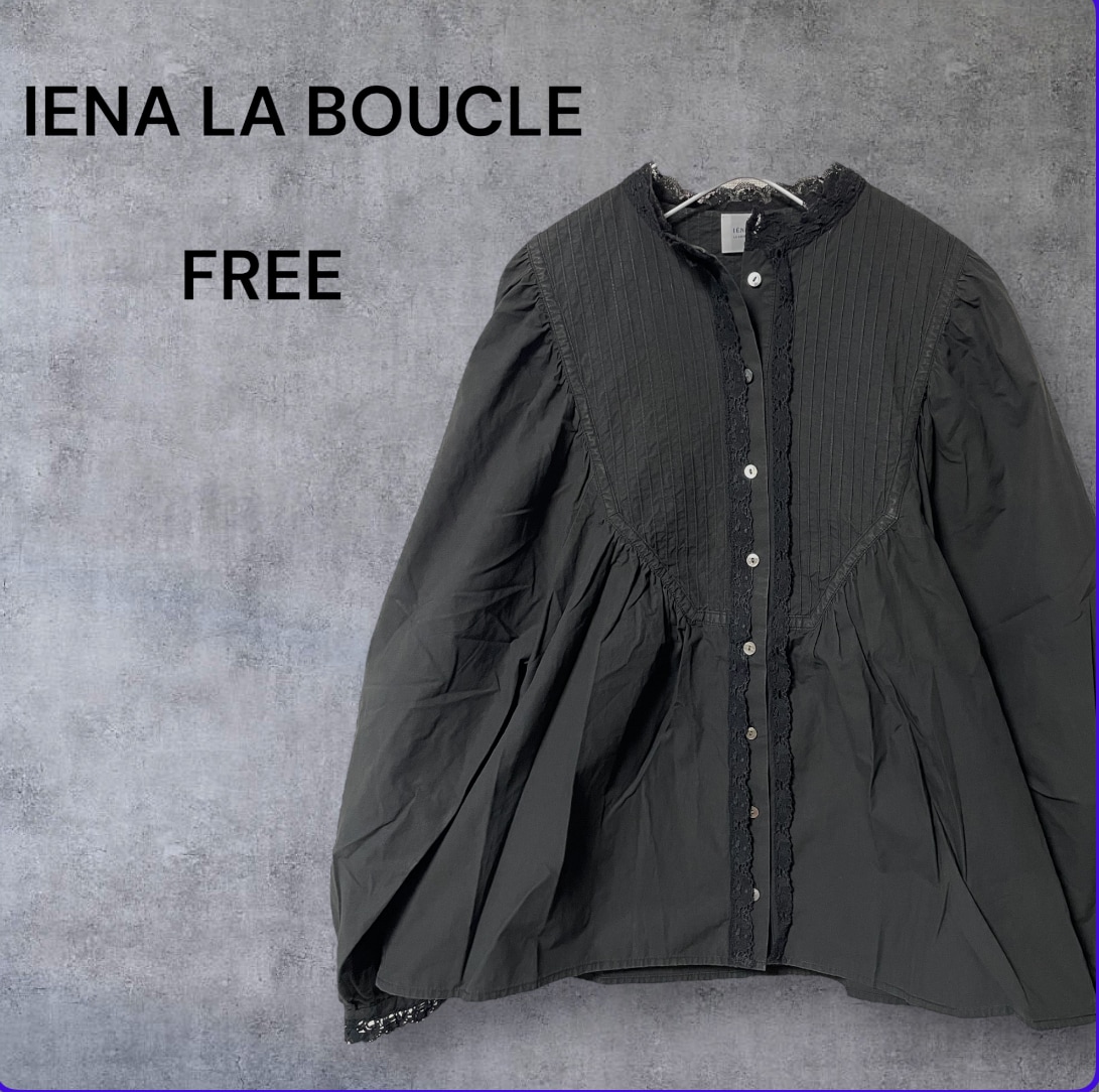 IENA - 今期 IENA LA BOUCLE タイプライターレースブラウス IENA LA BOUCLE（イエナラブークル）の「IENA LA BOUCLE タイプ
