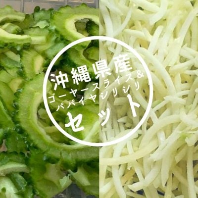 【300ｇ】ゴーヤー＆ 【360ｇ】 野菜パパイヤ シリシリ 冷凍セット