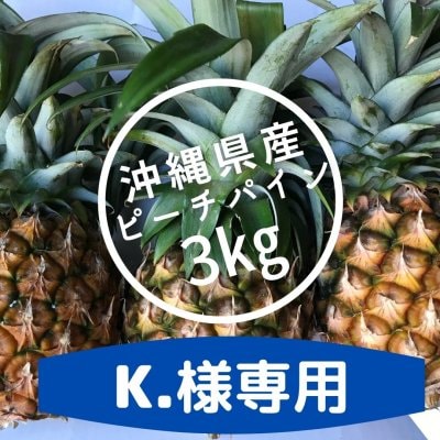K様専用【約3㎏】沖縄県産 ピーチパイン