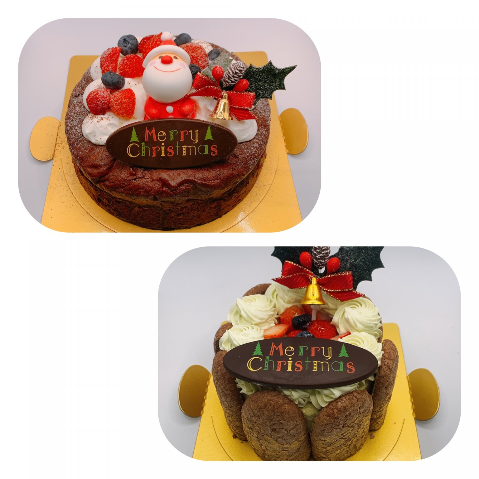 札幌受け取り様用クリスマスケーキ4号サイズ 12センチ 早期特典 チョコレート研究室