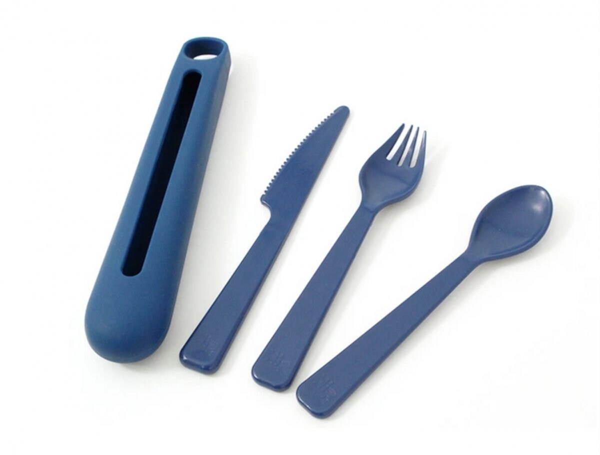 Hip OBP Silicon Cutlery Holder with Cutlery set3 /Space スペース
