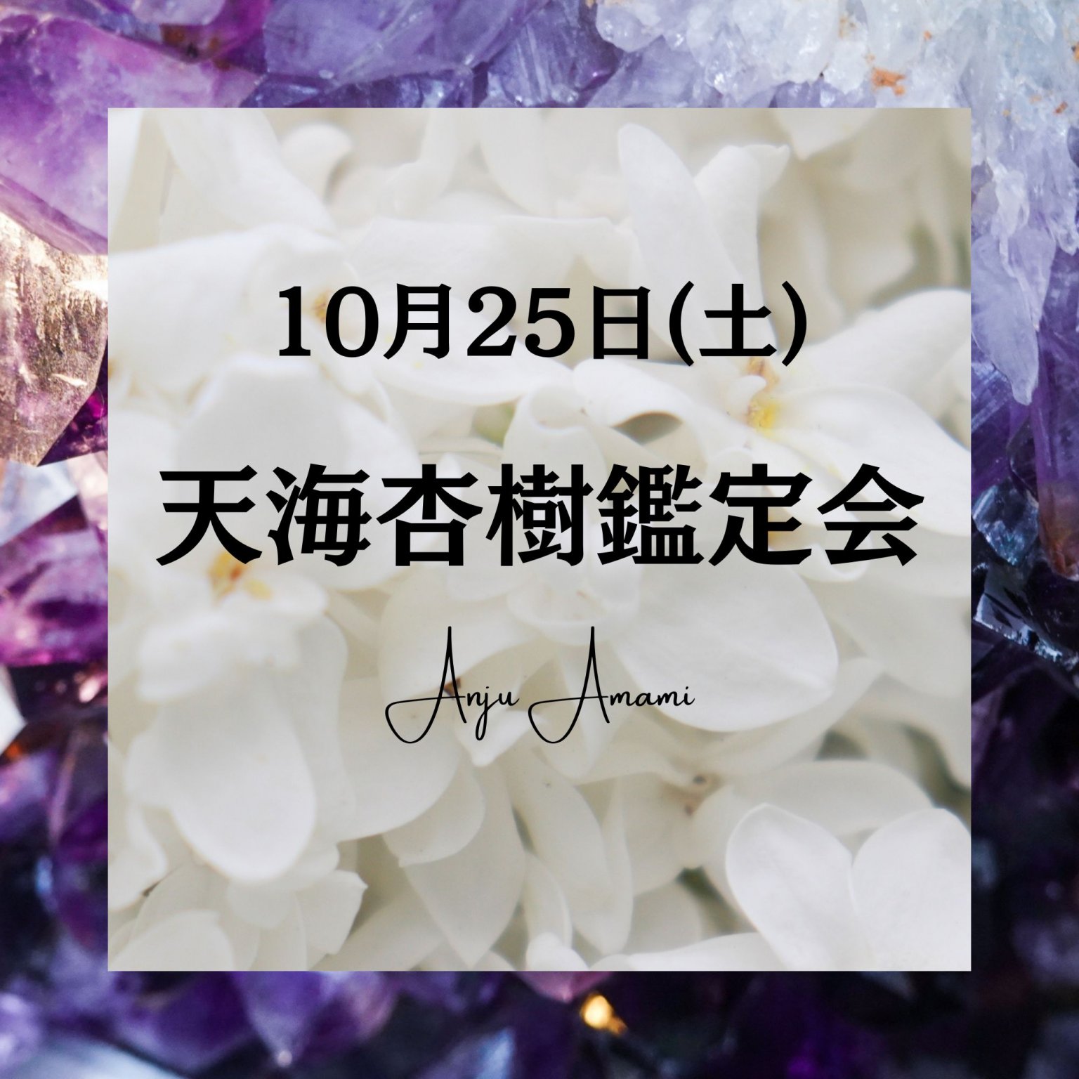 2025/10/25天海杏樹鑑定会@KAGURA】予約チケット