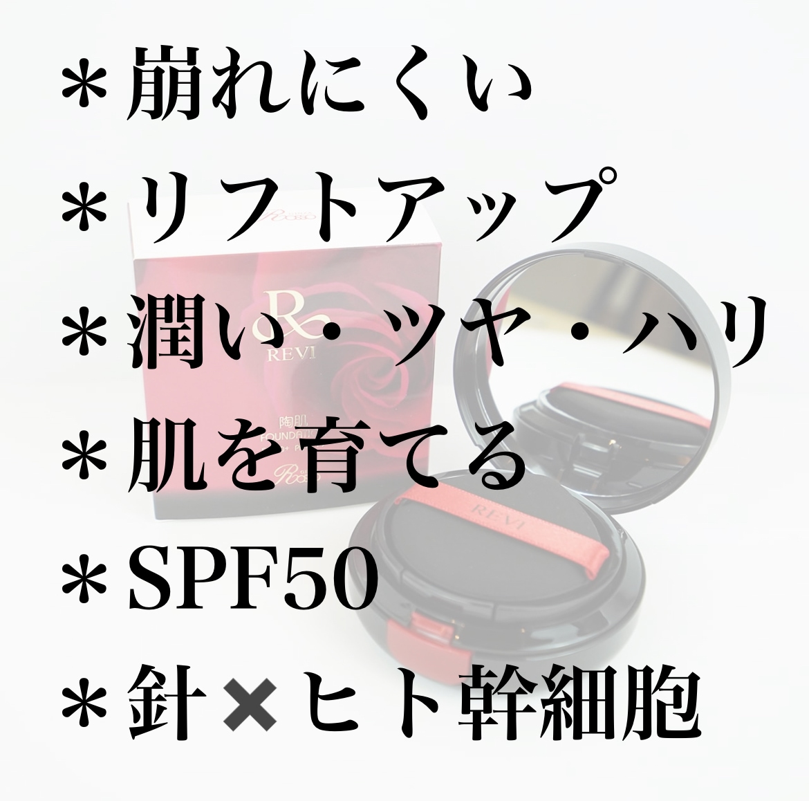 ◯ファンデーション REVI 陶肌ファンデーション