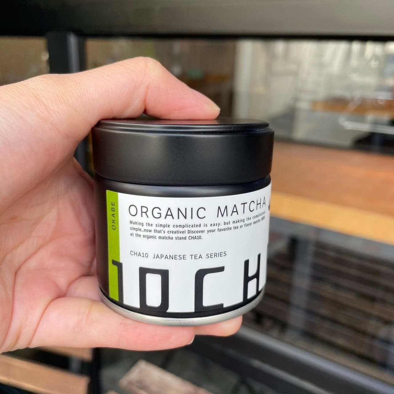 オーガニック静岡抹茶 OKABE 30g 保存缶入り