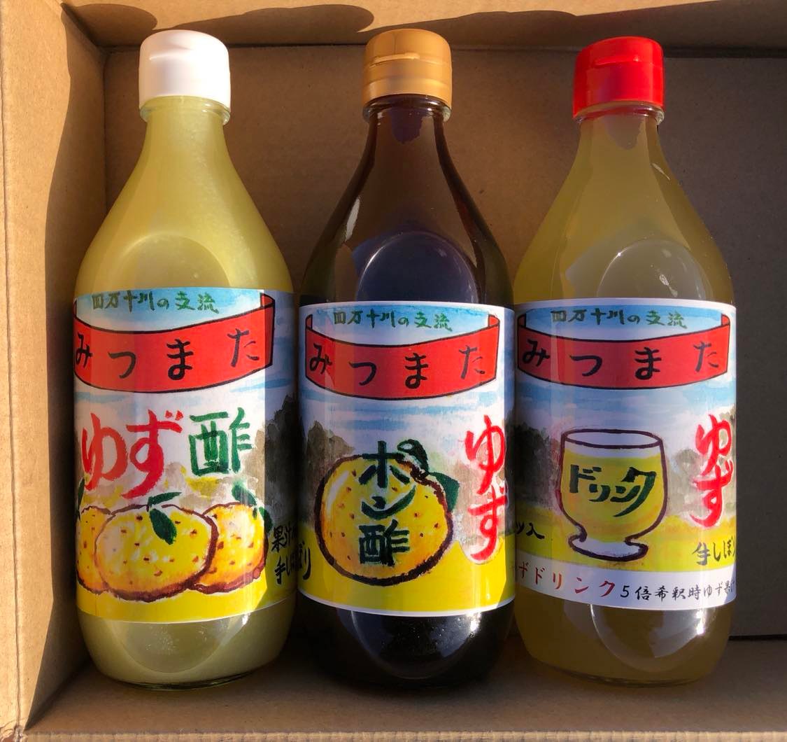 柚のや☆送料無料☆高知県産ゆず酢900ml 6本 熟