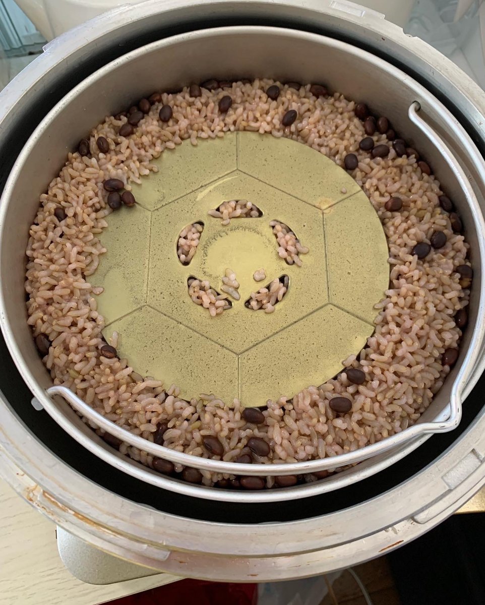 FTW酵素玄米8合　黒千石大豆