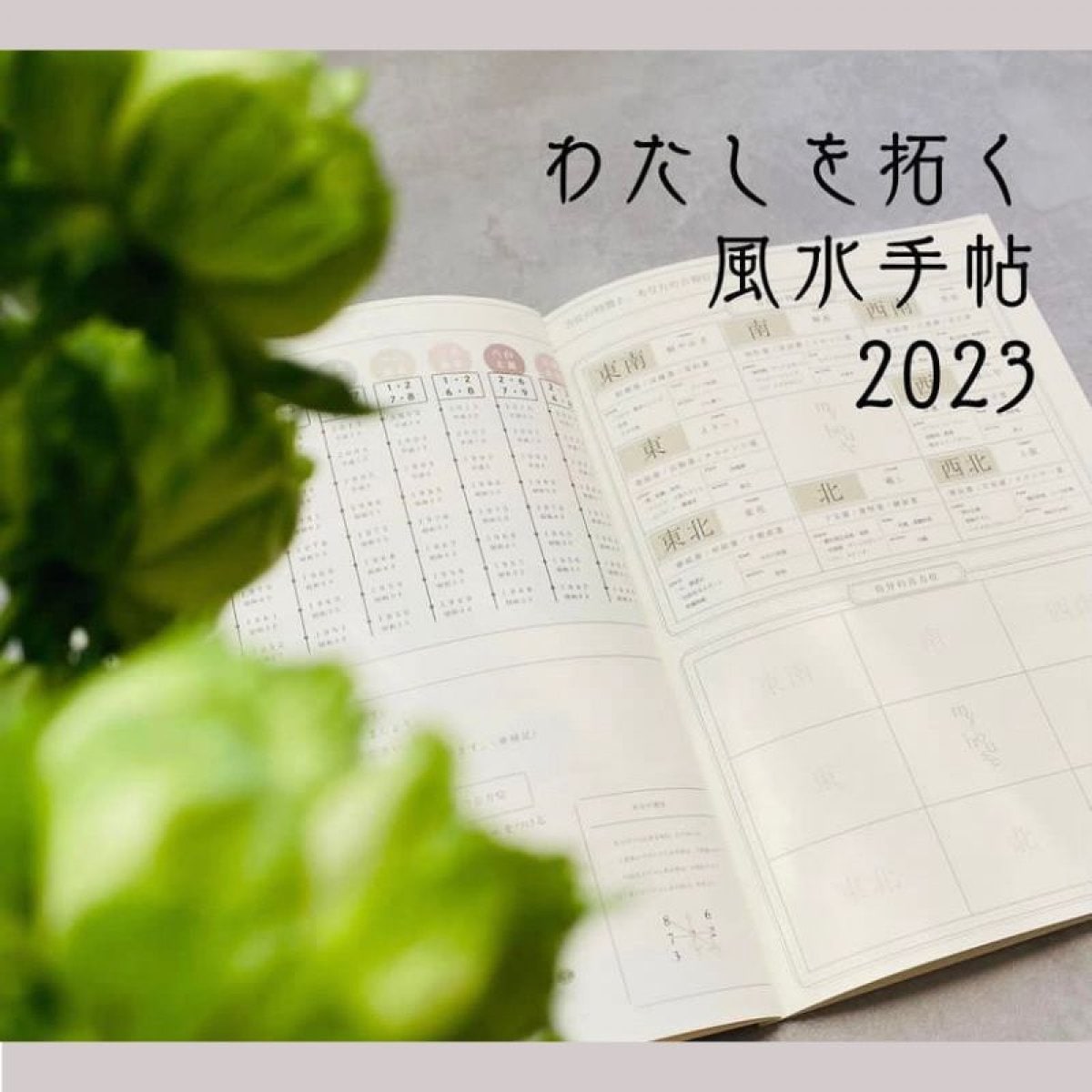 2023年運気をあげる風水手帖講座〜風水手帖付き〜