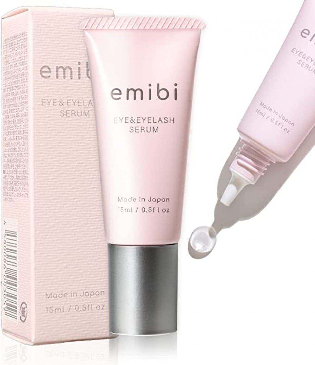 【目もとまつ毛美容液】 emibi EYE & EYELASH SERUM 15ml  高ポイント還元中‼   まつ毛にハリと潤いをプラス 目もととまつ毛にWアプローチ  目もとの集中ケア   ハリ・しわ・コシ　キャピキシル /ワイドラッシュ/リデンシル/ヘキサンジオール    無添加フリー処方 植物由来