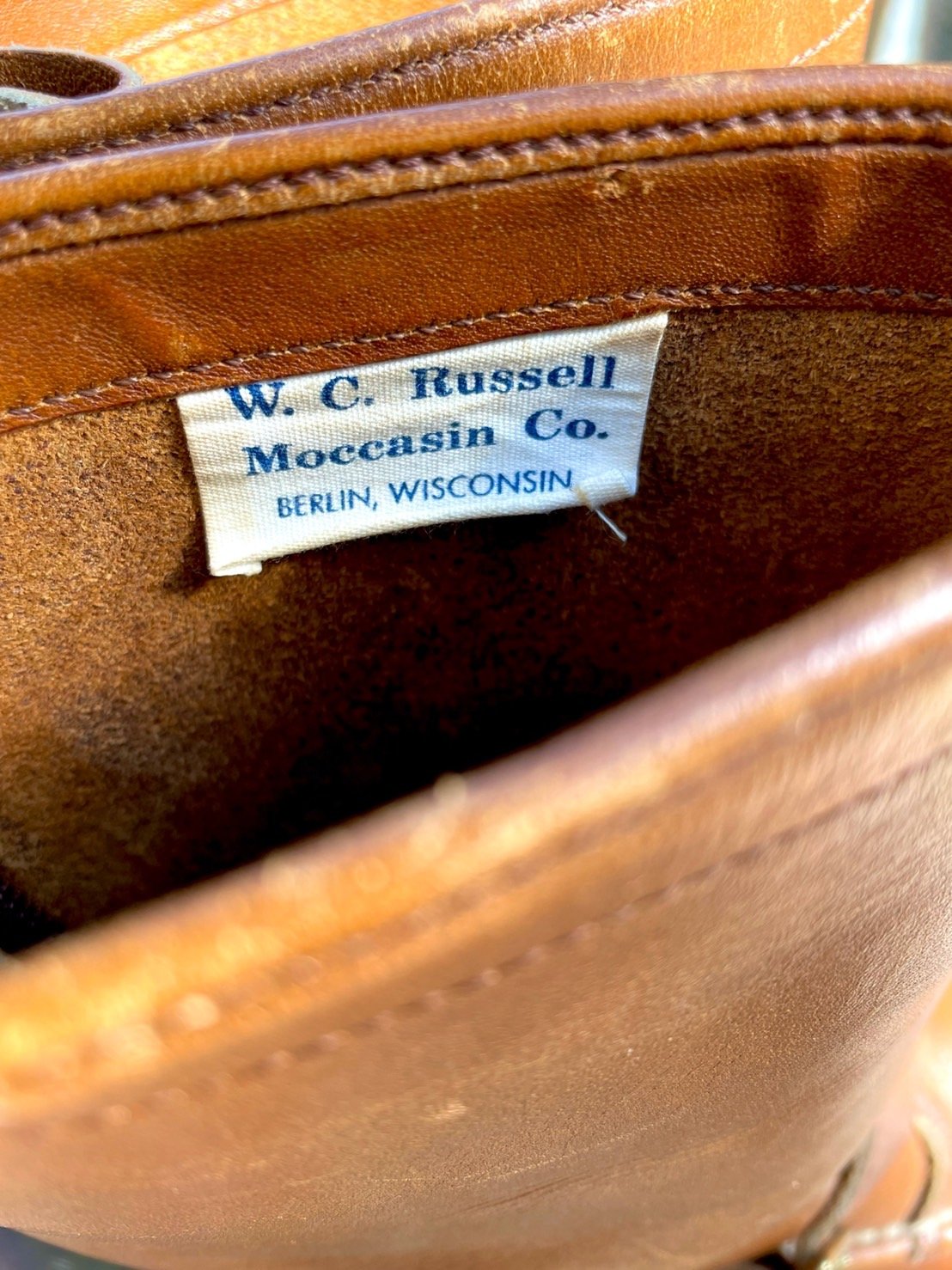 vintage 50s60s W.C.Russell Moccasin Co boots