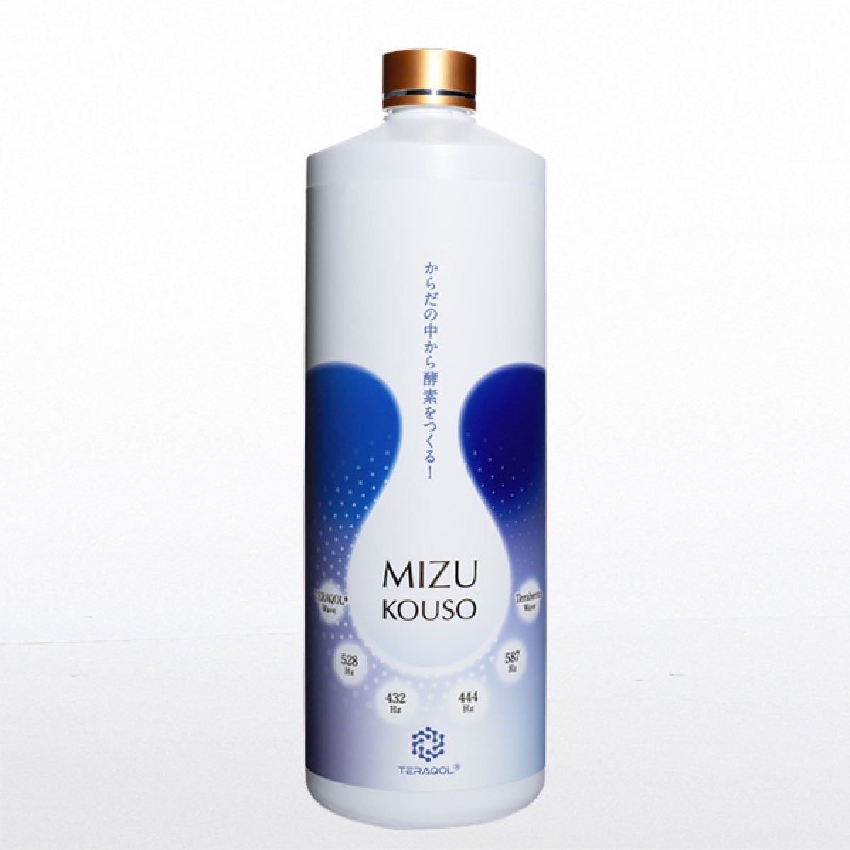 MIZUKOUSO　1L　「国際特許技術によってつくられた東大で医学論文も出ている生体酵素飲料」　テラヘルツ波＋528ヘルツ＋432ヘルツ＋444ヘルツ＋587ヘルツのHEALTH WAVE加工　　　　　　　　　　　　　　　　【送料無料】（沖縄、離島を除く）