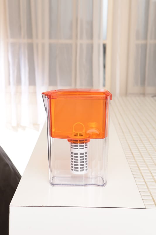 ガイアの水 135 ポット型浄水器 取替用ポット型浄水器 オレンジ