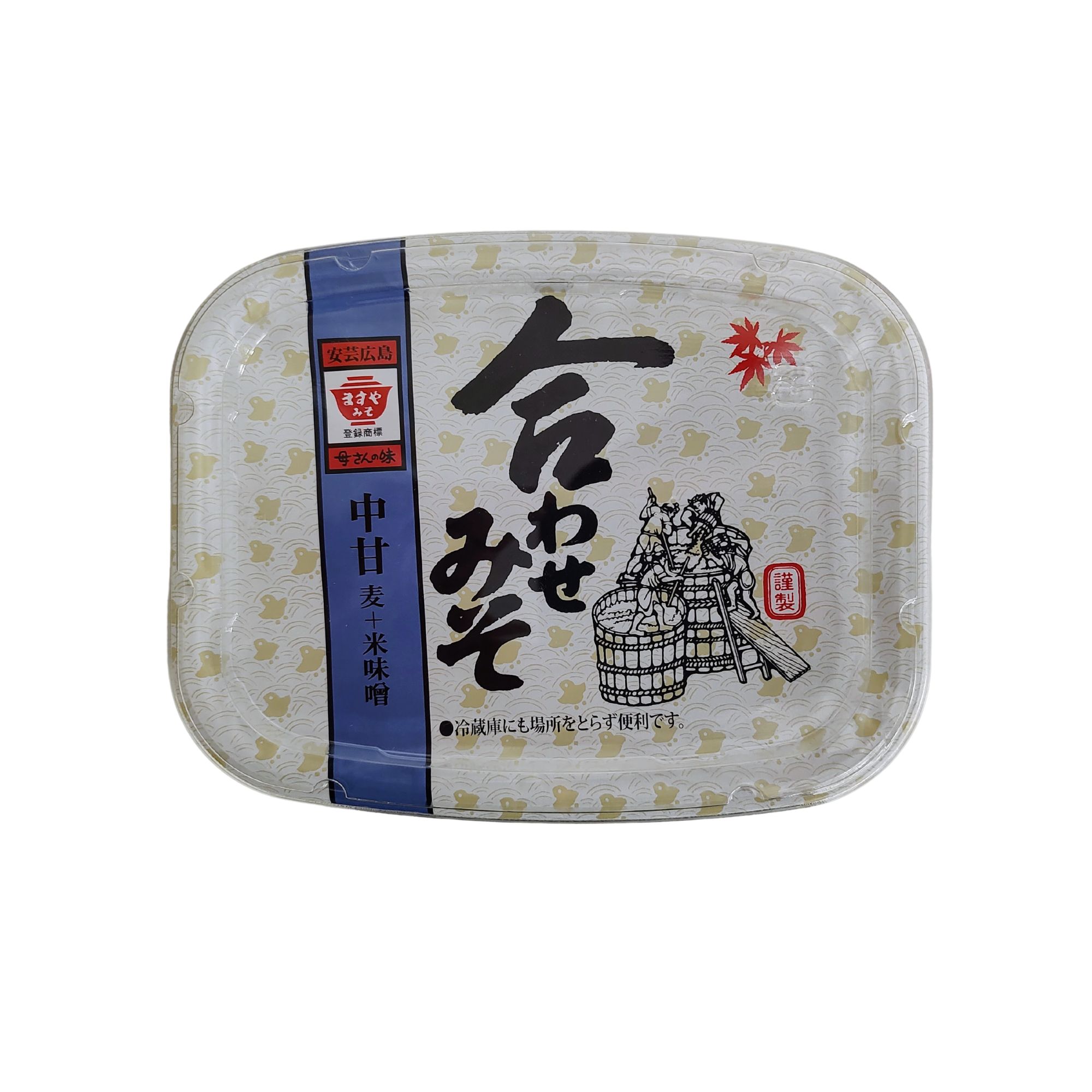 ますやみそ カップ合わせみそ 900g 中甘 麦＋米味噌