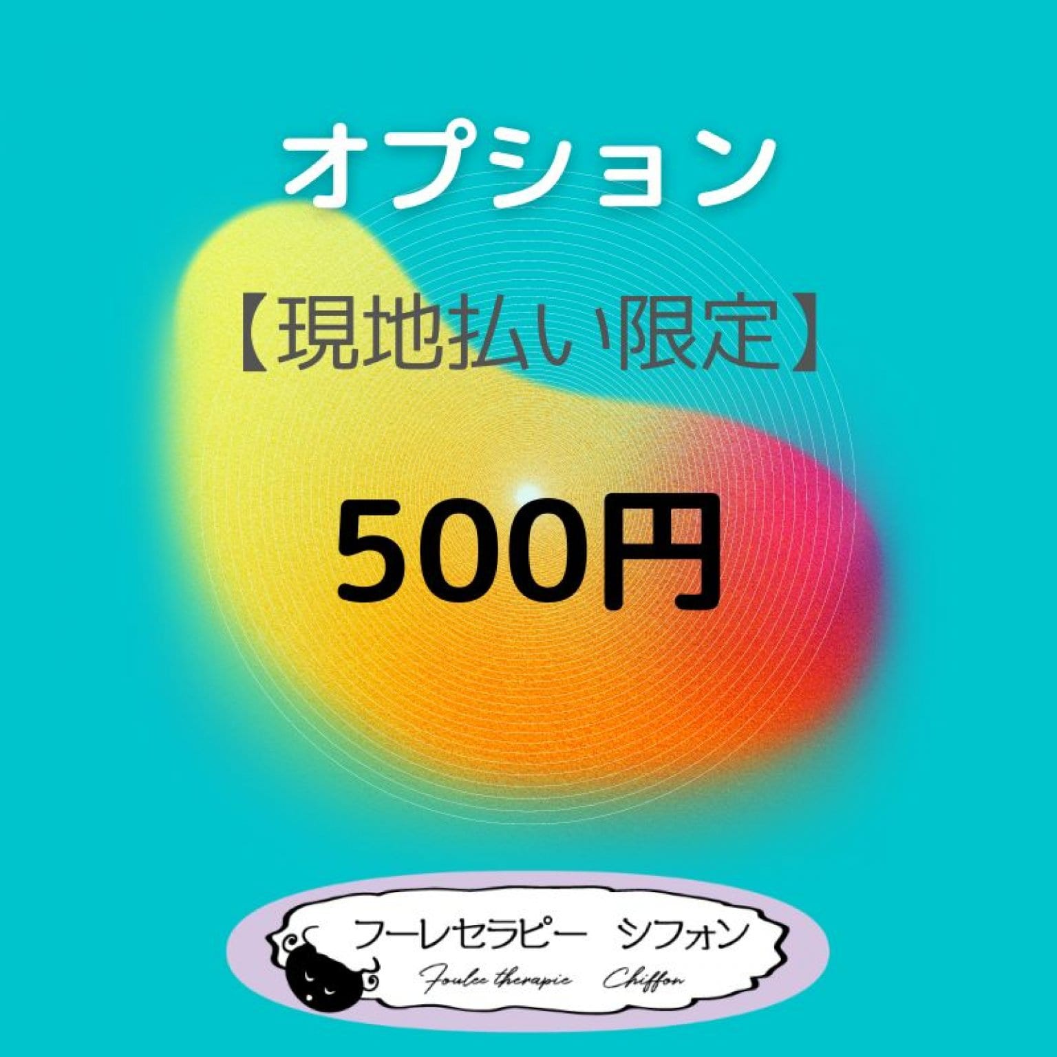 オプション　500円【現地払い限定】