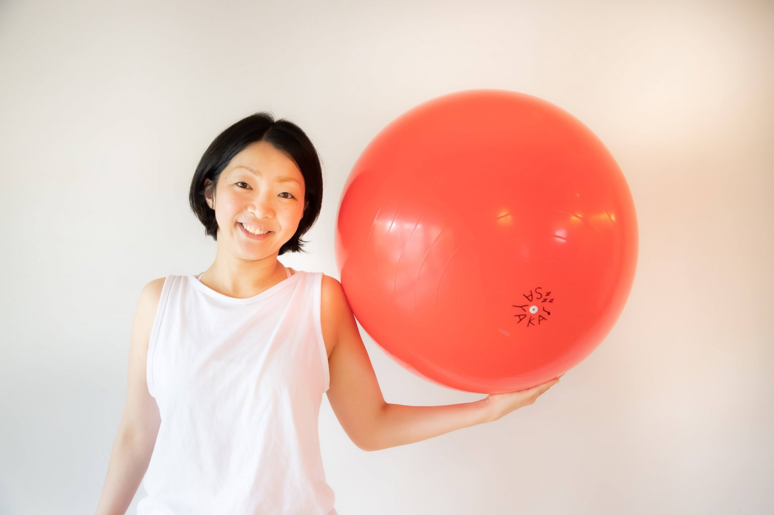 バランスボールエクササイズレッスン Shine Park Sayaka