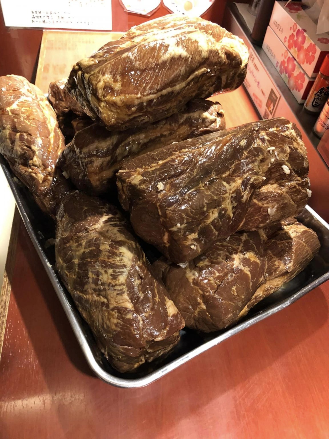 【特大】原木焼豚 1.4キロUP