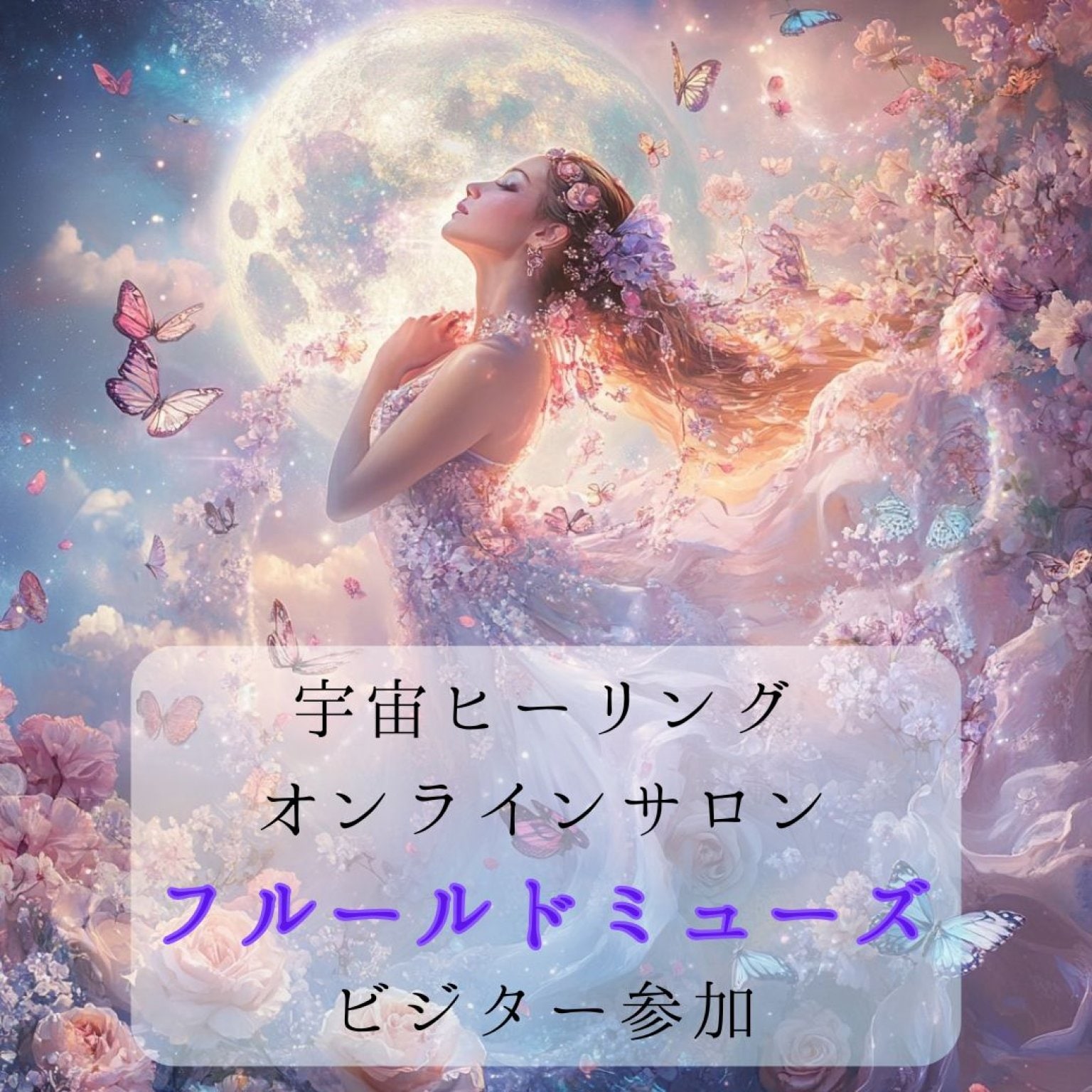 ビジター1ヶ月参加　宇宙ヒーリングオンラインサロン　フルール　ド　ミューズ