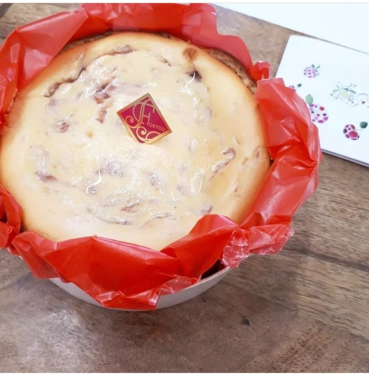 【グルテンフリー】苺の甘酒チーズケーキ　4号　北海道産クリームチーズ使用　