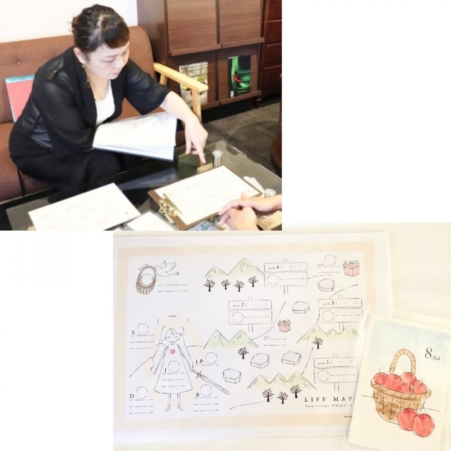 人生地図～数秘マッピングセッション〈数字19個3時間コース〉 　◇zoomセッション可◇